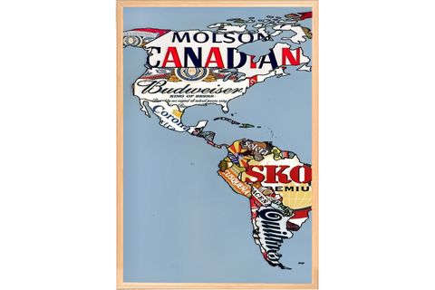 BEER WORLD PANO SET, 50X70