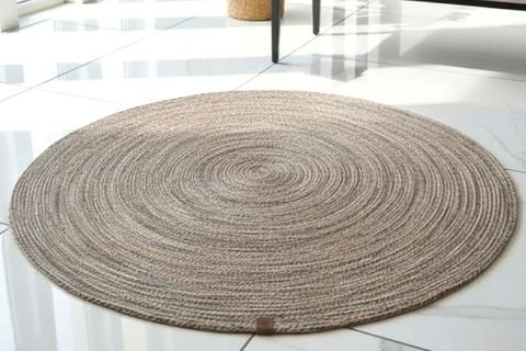 NATURA YUVARLAK MODEL HALI, RENKLİ, 100 CM