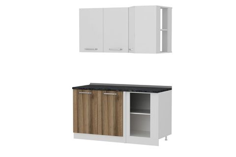 MİNAR 150CM KÖŞE MUTFAK DOLABI BEYAZ DORE K150D1