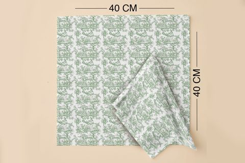 YEŞİL PANOROMA PAMUKLU ALTI ADET PEÇETE