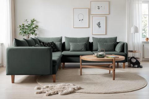 BUDAPEST MODÜLER L KÖŞE KOLTUK, YEŞİL