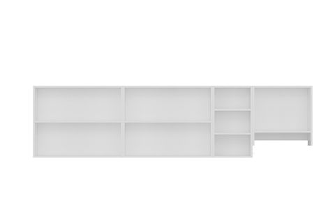 MİNAR 280 CM MUTFAK DOLABI BEYAZ 280-B10-ÜST MODÜL