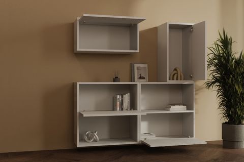 BK ÇOK AMAÇLI DOLAP, DUVARA MONTE KAPAKLI, MST