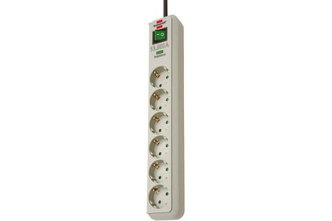 BRENNENSTUHL ECO LİNE SERİSİ 6 SOKETLİ 1,5 MT 13,500 MAH AKIM KORUMALI UZATMA PRİZ BEYAZ