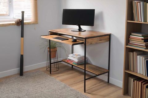 KLAVYELİKLİ ÇALIŞMA MASASI, ATLANTİK ÇAM, 100X50