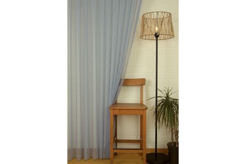 MASSARELLİ PAMUK DOKULU TÜL İNDİGO PİLESİZ 100X260