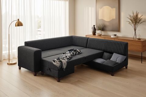 BERLİN KÖŞE KOLTUK, ANTRASİT, SAĞ KÖŞE