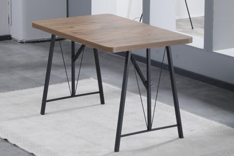 LAJMY ATLANTİK SABİT MUTFAK MASA TAKIMI, 4 SANDALYE, KREM, 70X110