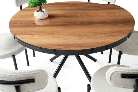 BADE ALFA MUTFAK MASASI TAKIMI 4 SANDALYELİ, 73X120 CM