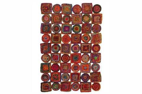 KOZA JÜT HALI 00009A, HASIR, MULTİ, 90X150