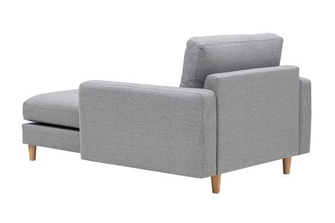 MERLİN DAYBED, İNCE KOL, NATUREL AYAK, KETEN KUMAŞ, GRİ