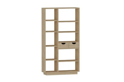 ARNETTİ LUMA 10 BÖLMELİ 2 DOLAPLI MODERN KİTAPLIK SAFİRMEŞE - LUMA
