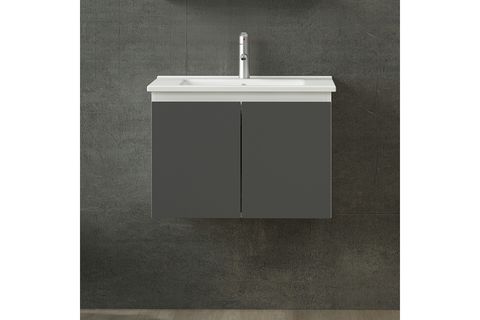 NİKA BANYO DOLABI ALT 65CM AS2K ETJ BEYAZ ANTRASİT