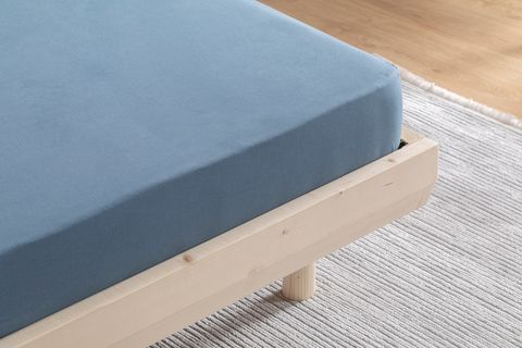 LUNA SİMPLY COLORS LASTİKLİ ÇARŞAF, İNDİGO, TEK KİŞİLİK