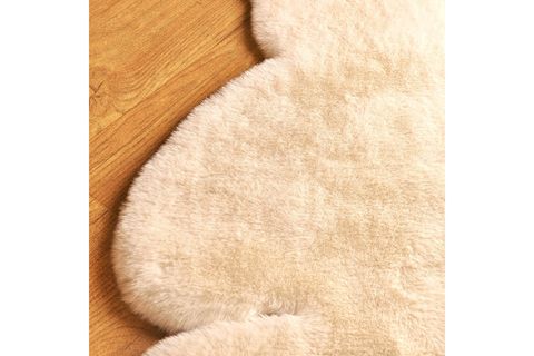 YIKANABİLİR KAYMAZ TABAN POST PELUŞ ÇOCUK HALISI, KREM, 120X160