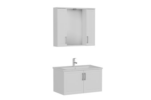 SANYA BANYO DOLABI 85CM AS2K 2K1A ETJ BEYAZ