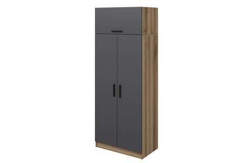 MİNAR KALE GARDIROP 286, 2 KAPAKLI ANTRASİT