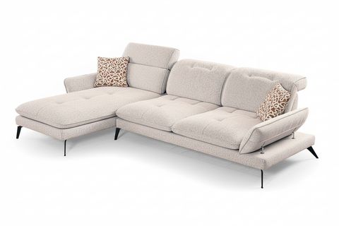 COSY KÖŞE KOLTUK, METAL AYAK, SOL KÖŞE, KIRIK BEYAZ