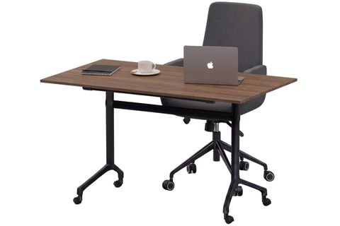 OFİSİMİ NEAT KATLANIR ÇOK AMAÇLI OFİS  MASASI, CEVİZ, 120 CM