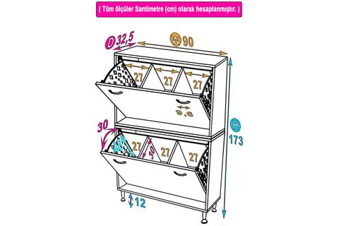 İLKİM ALT VE ÜST MODÜL SEPETLİ BANYO DOLABI, 90 CM