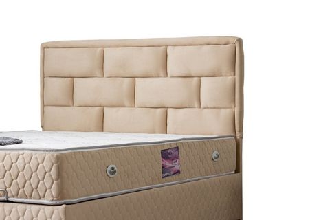 DİEGO NEW BAZA BAŞLIK VE YATAK SETİ, BEJ, 150X200