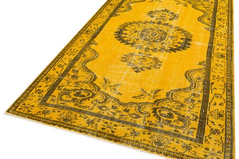 EL DOKUMA HARDAL RENGI VINTAGE HALI 169X283