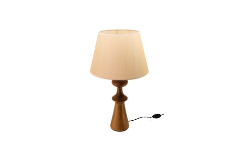 MASSELLO DESIGN DIMNESS AHŞAP ABAJUR, MASA LAMBASI, CEVİZ