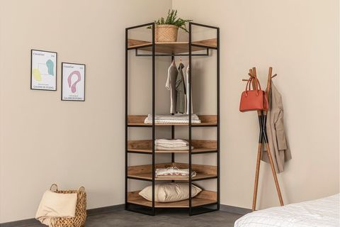 Dynamic Askılı Raflı Köşe Dolap Modül 14