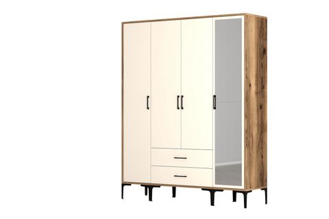 KUMSAL 4 KAPILI STR GARDIROP, LİDYA KREM
