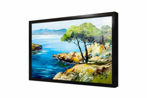 SAKIN DENİZ MANZARASI CAM TABLO, ÇERÇEVESİZ, 30X40, C02000259