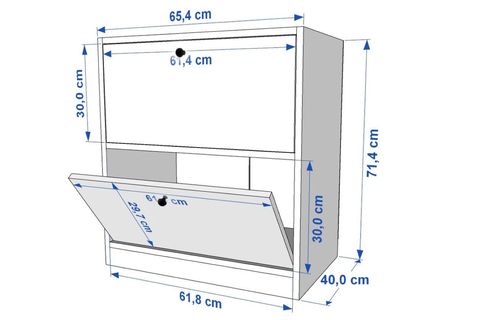 BK ÇOK AMAÇLI DOLAP, 2 KAPAKLI, ÇAD