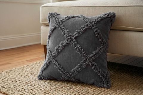 DİAMOND PÜSKÜLLÜ PAMUK KIRLENT KILIFI, ANTRASİT