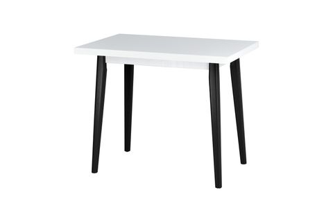 AVANOS MDF SABİT MUTFAK MASASI, 60X90 CM, BEYAZ SİYAH