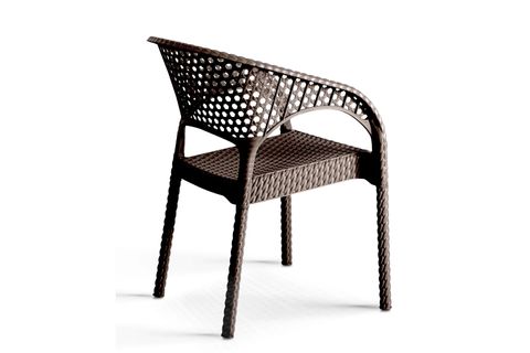 BELLA BİSTRO SET BAHÇE BALKON MASA SANDALYE SETİ, KAHVERENGİ