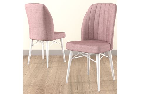 PİSTA MUTFAK MASA TAKIMI 4640 2 SANDALYE BEYAZ, 70X110