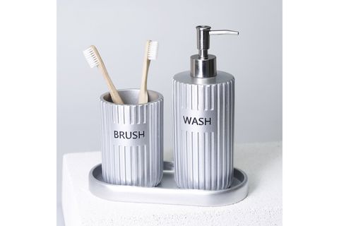 GROOVED BANYO SETİ, GÜMÜŞ