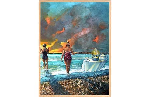 GECENİN RENGİ PANO SET, 50X70