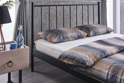 FALEZ ST METAL KARYOLA, SİYAH, 120X200