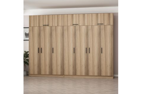 MİNAR KALE GARDIROP 7,  7 KAPAKLI,  190 CM