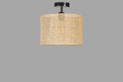 ÖRGÜLÜ RATTAN ABAJURLU PLAFONYER AVİZE
