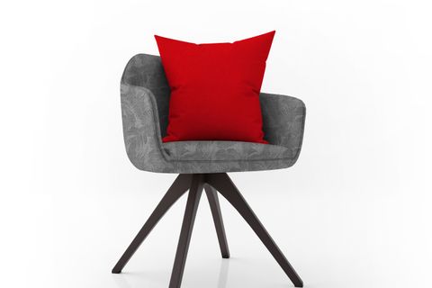 ETSHOME KADİFE DOKULU KIRMIZI KIRLENT KILIFI 45X45