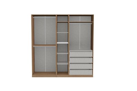 LUNA NOX GARDIROP, MEŞE, 5 KAPAKLI