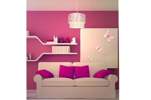 EVLİGHT KELEBEK PASTA SARKIT AVİZE, PEMBE