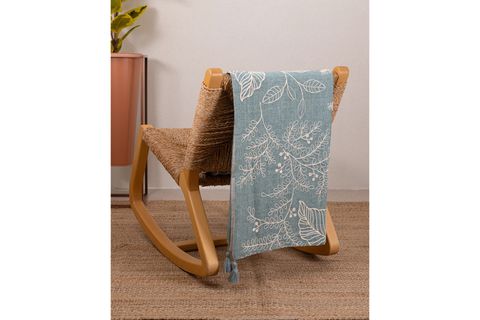 THE MİA THROW KOLTUK ŞALI PÜSKÜLLÜ YEŞİL 170X130