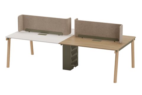 PİWORK DÖRTLÜ OFİS MASA, 280 CM