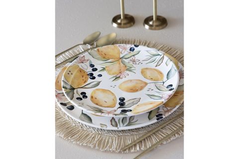 THE MİA LİMONCELLO YEMEK TABAĞI 6LI SET 20 CM