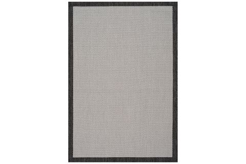 FRESCO EKRU SİYAH YIKANABİLİR HALI 23745A, 50X80