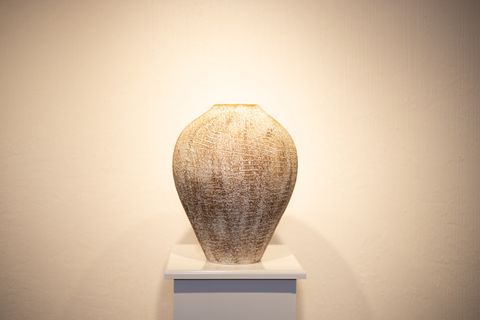 ELYSİUM DOKULU TERRACOTTA VAZO