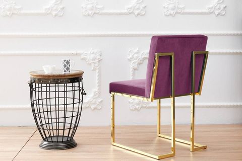 LİMA SANDALYE GOLD MOR