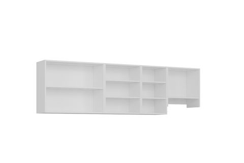 MİNAR 255 CM MUTFAK DOLABI BEYAZ 255-B8-ÜST MODÜL